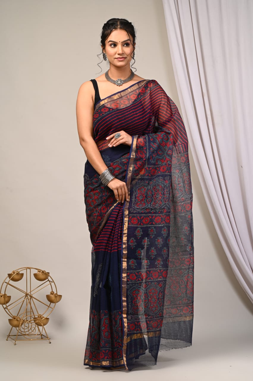 Kota Doriya Silk Saree With Blouse Piece - BFSGKDS15
