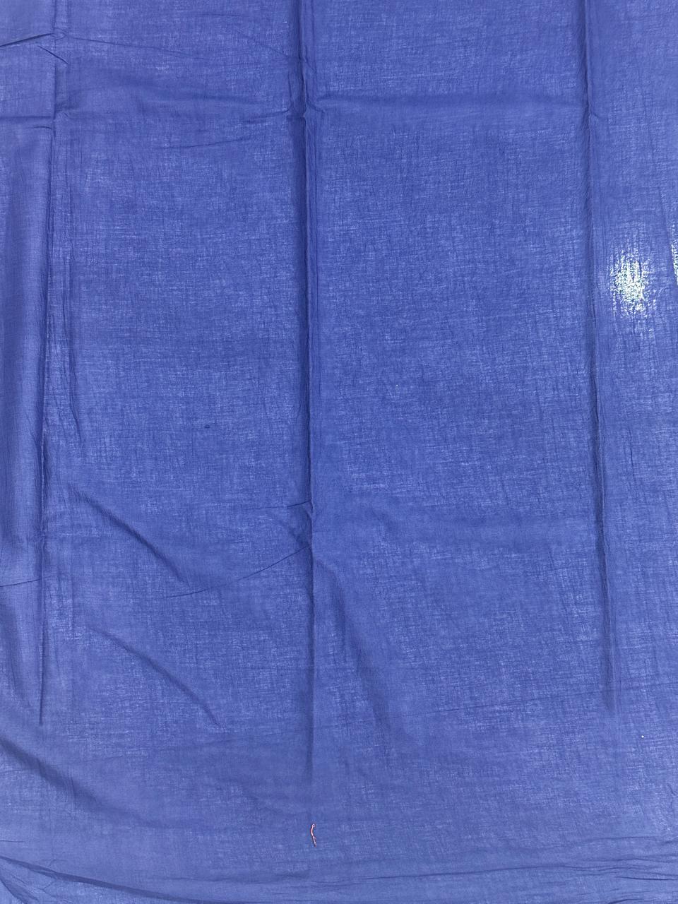 Shibori / Tye-dye Cotton Saree With Blouse Piece - BFSGC76