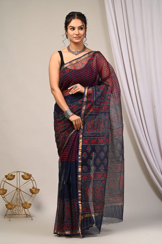 Kota Doriya Silk Saree With Blouse Piece - BFSGKDS15