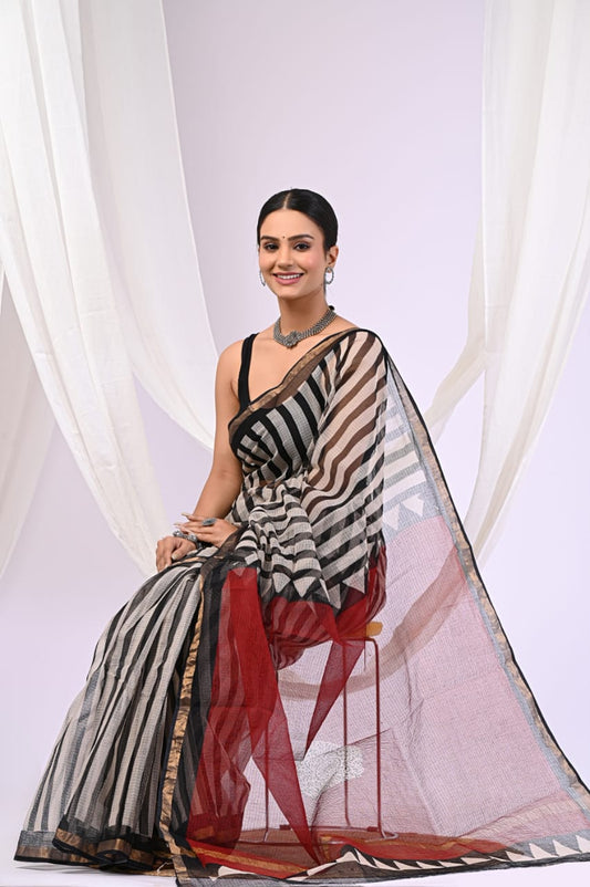 Kota Doriya Silk Saree With Blouse Piece - BFSGKDS16