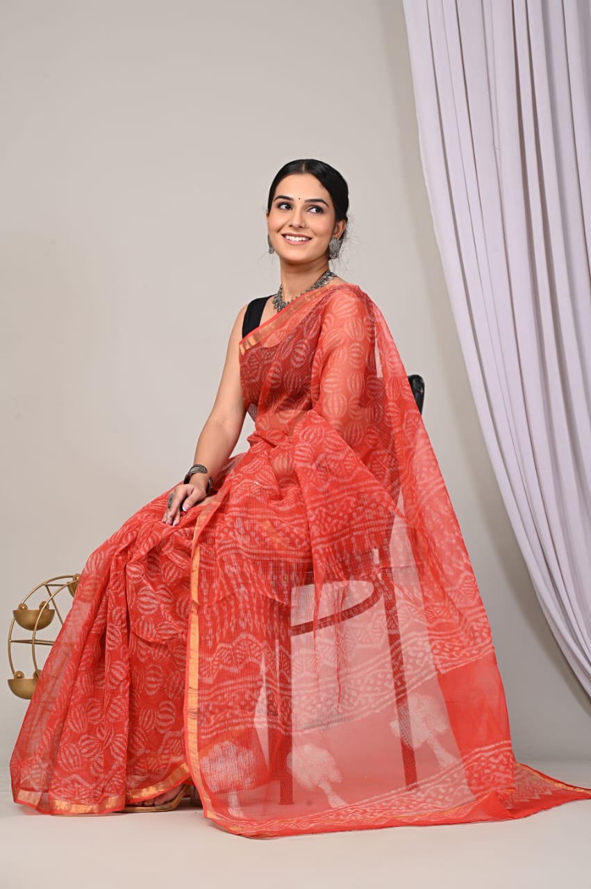 Kota Doriya Silk Saree With Blouse Piece - BFSGKDS17