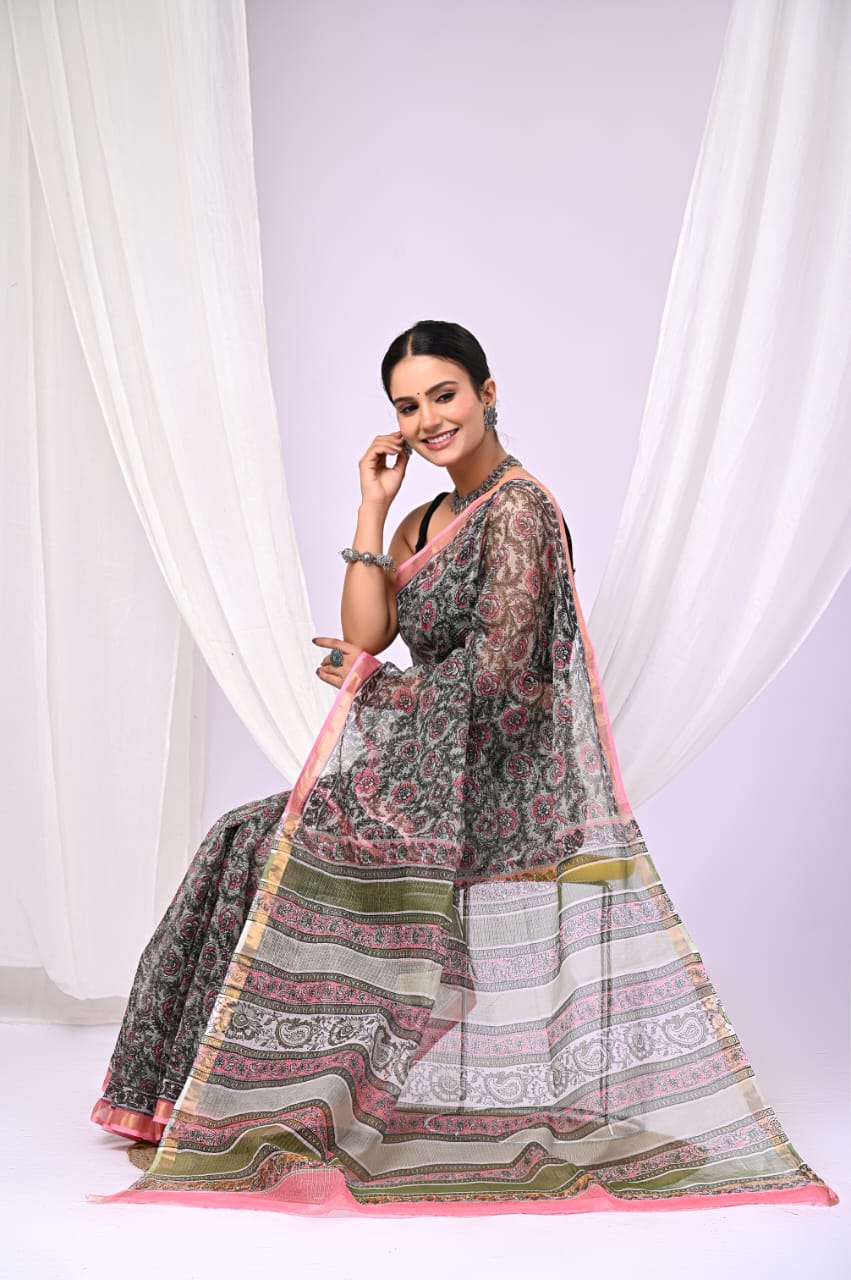 Kota Doriya Silk Saree With Blouse Piece - BFSGKDS19