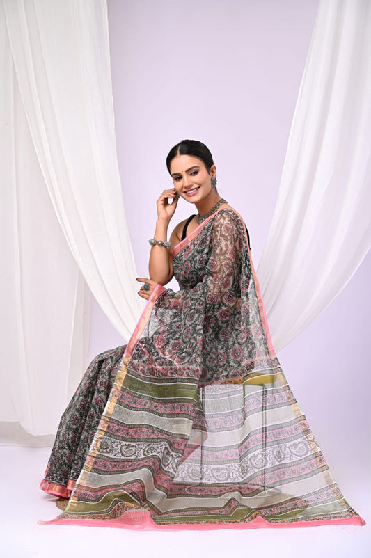 Kota Doriya Silk Saree With Blouse Piece - BFSGKDS19