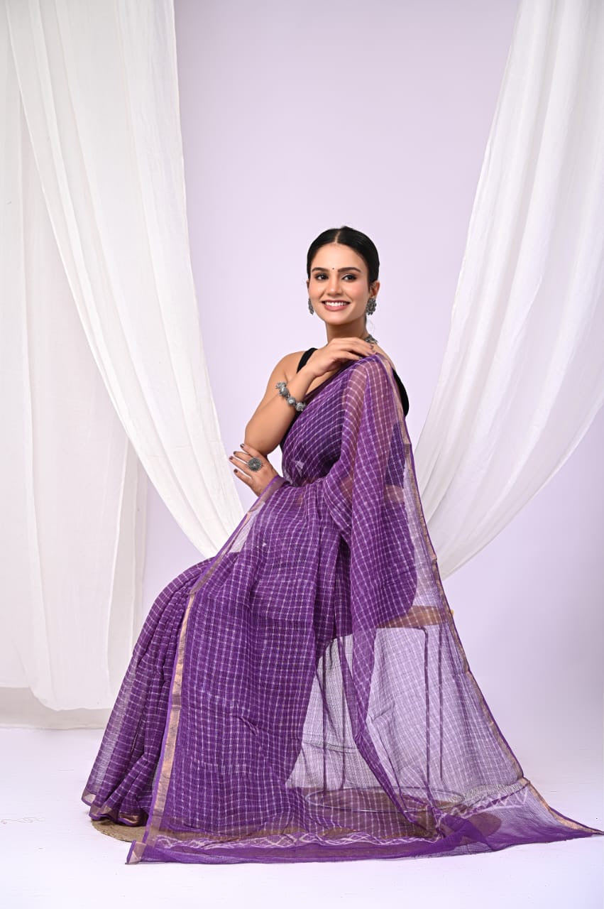 Kota Doriya Silk Saree With Blouse Piece - BFSGKDS25