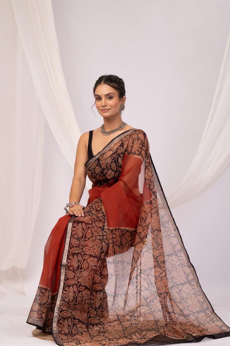 Kota Doriya Silk Saree With Blouse Piece - BFSGKDS23