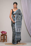 bagru, bagru Linen cotton saree, bagru saree, Ajrakh, Ajrakh Linen Sarees, saree,hand block saree