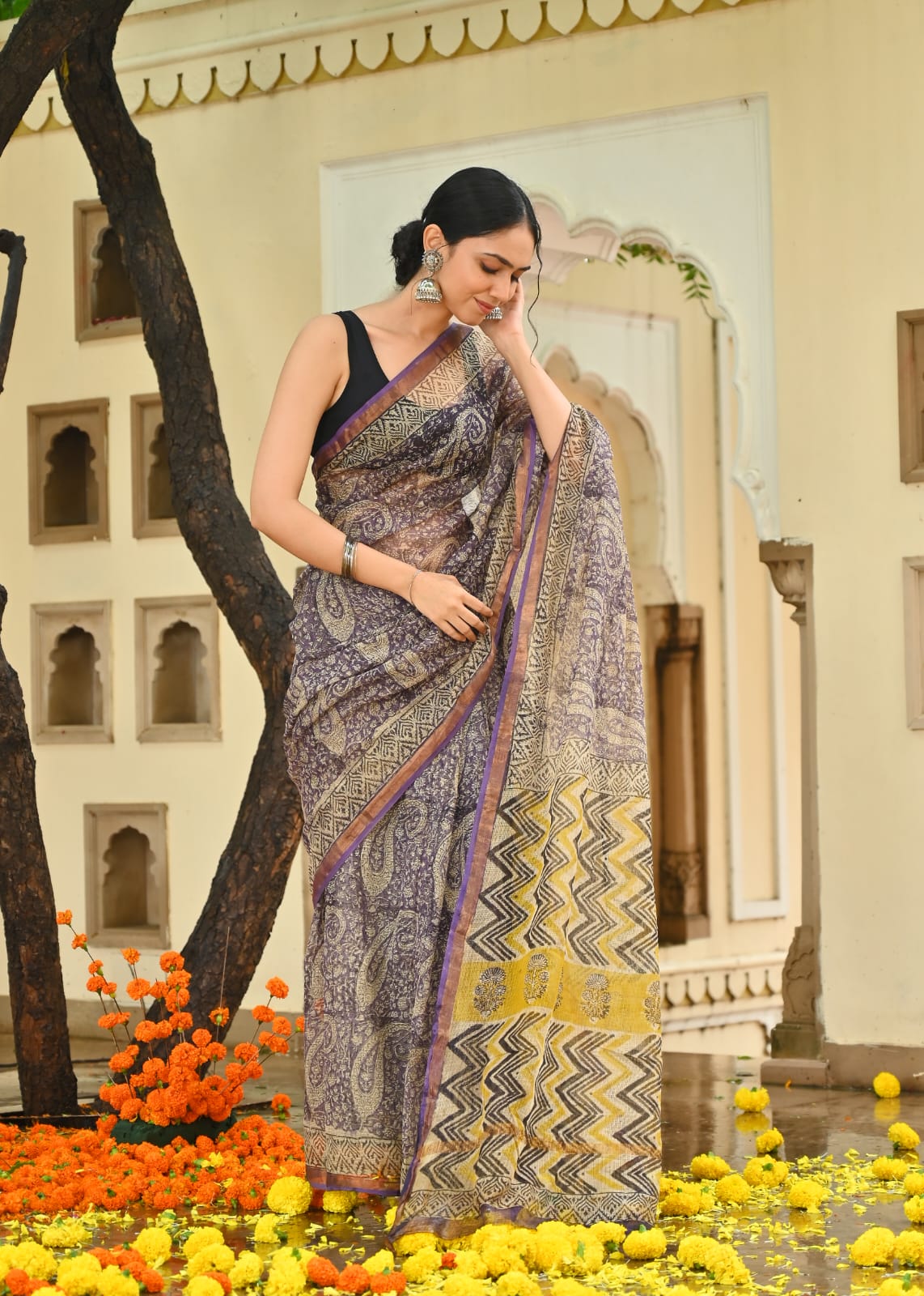 Kota Doriya Silk Saree With Blouse Piece - BFSGKDS2