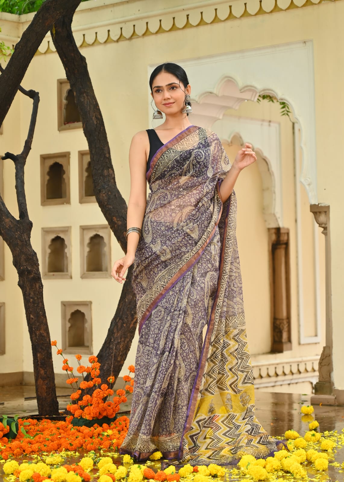 Kota Doriya Silk Saree With Blouse Piece - BFSGKDS2