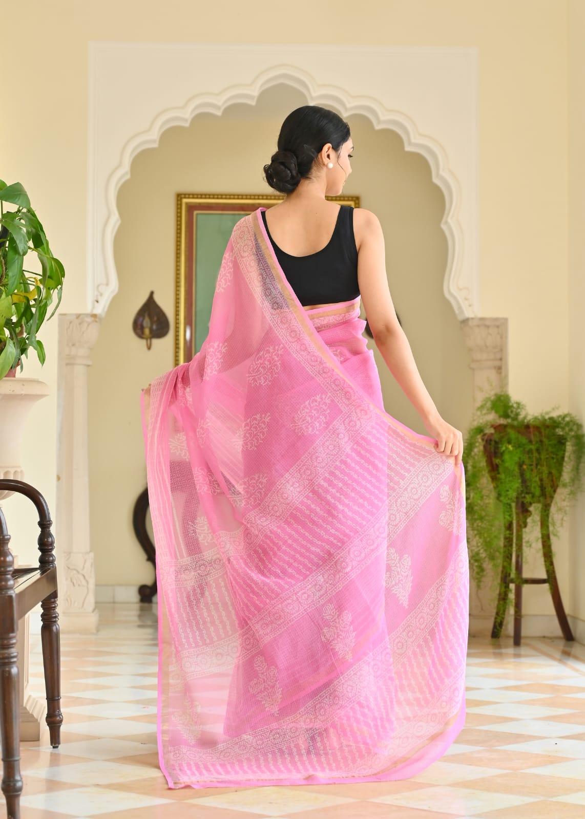Kota Doriya Silk Saree With Blouse Piece - BFSGKDS5