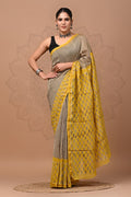 bagru, bagru saree, Chanderi Silk Saree, hand block saree, saree