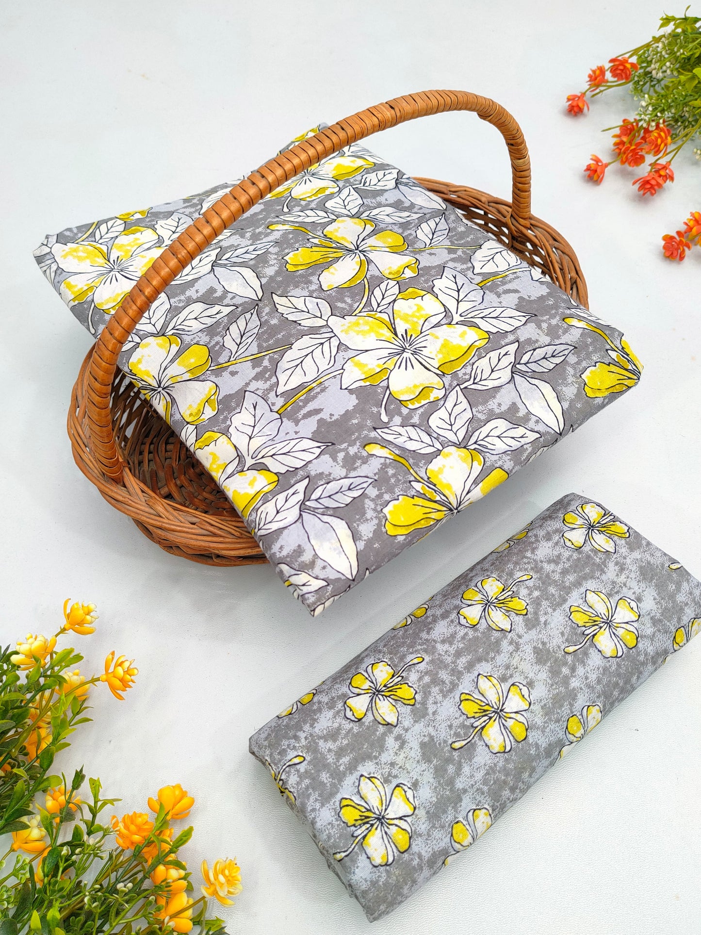 Best Quality Cotton Top Bottom Sanganeri Print Set - BFJFTB20