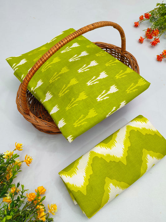 Best Quality Cotton Top Bottom Sanganeri Print Set - BFJFTB27