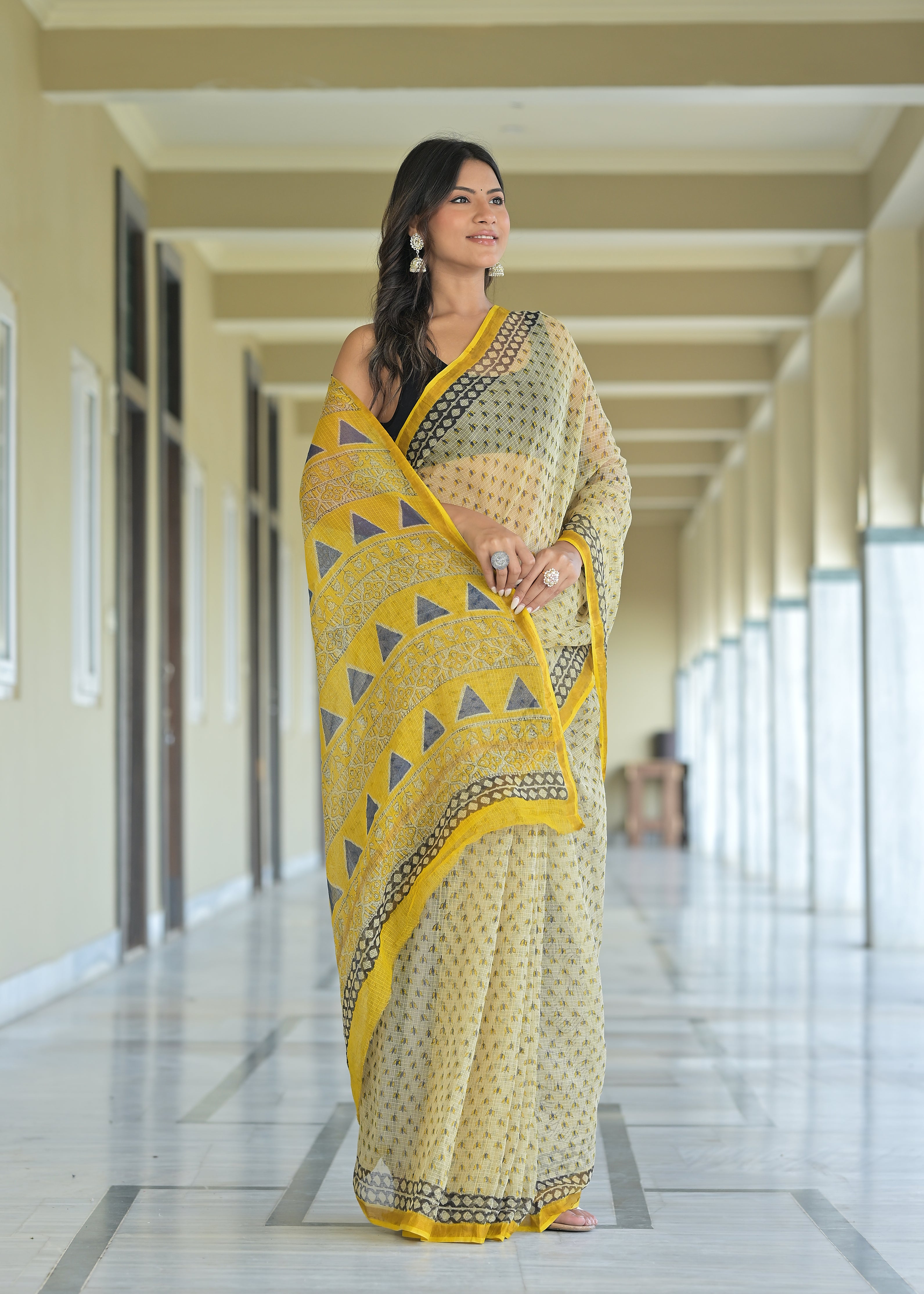 Kota Doriya Silk Saree With Blouse Piece - BFSGKDS1