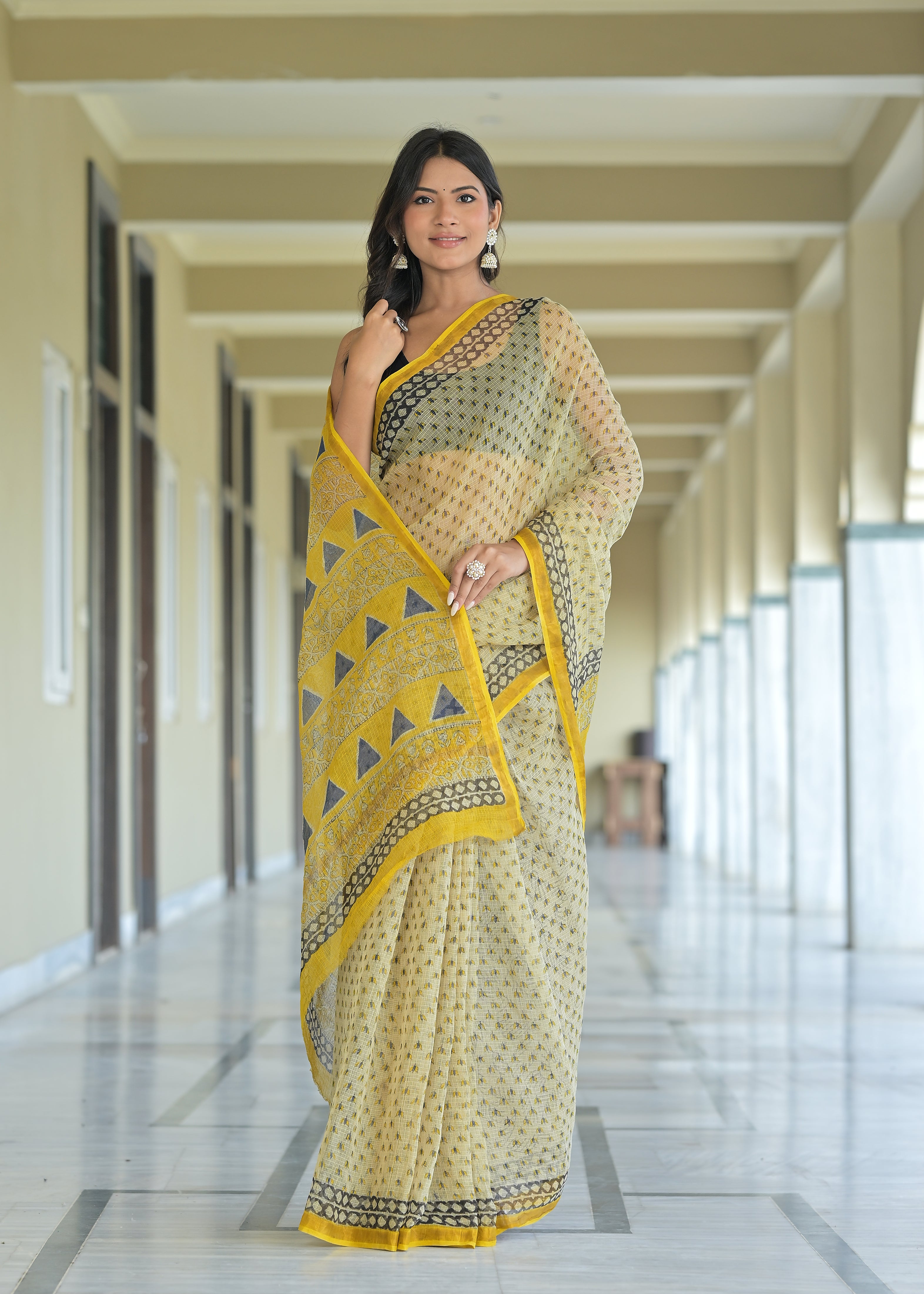 Kota Doriya Silk Saree With Blouse Piece - BFSGKDS1