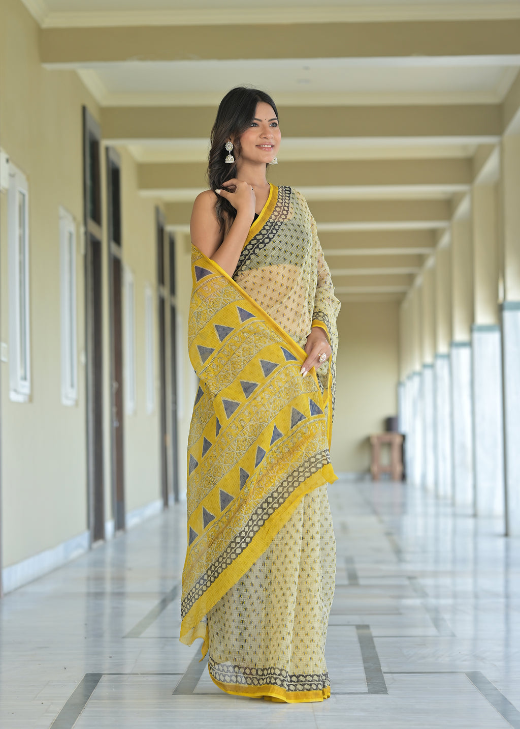 Kota Doriya Silk Saree With Blouse Piece - BFSGKDS1
