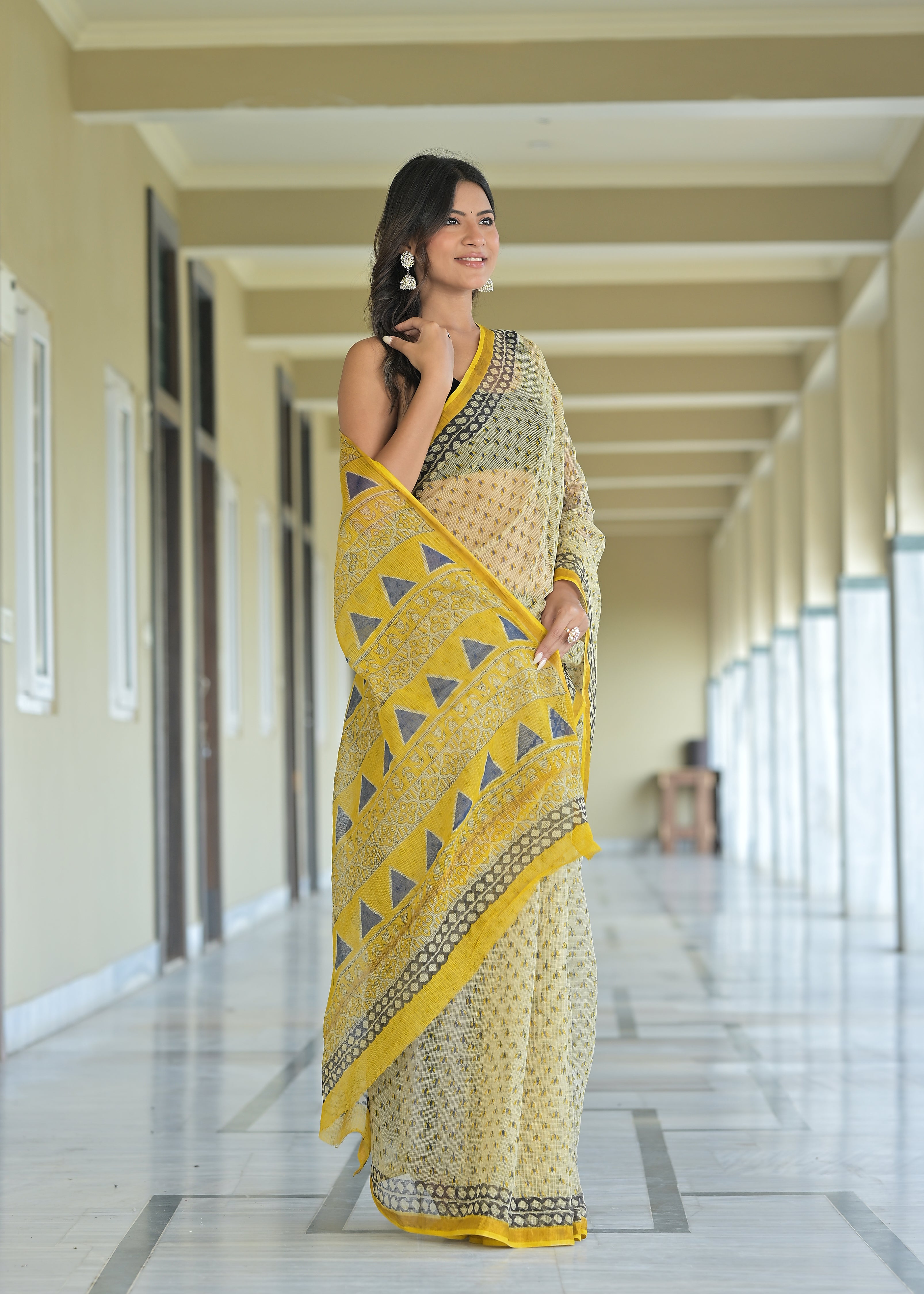 Kota Doriya Silk Saree With Blouse Piece - BFSGKDS1