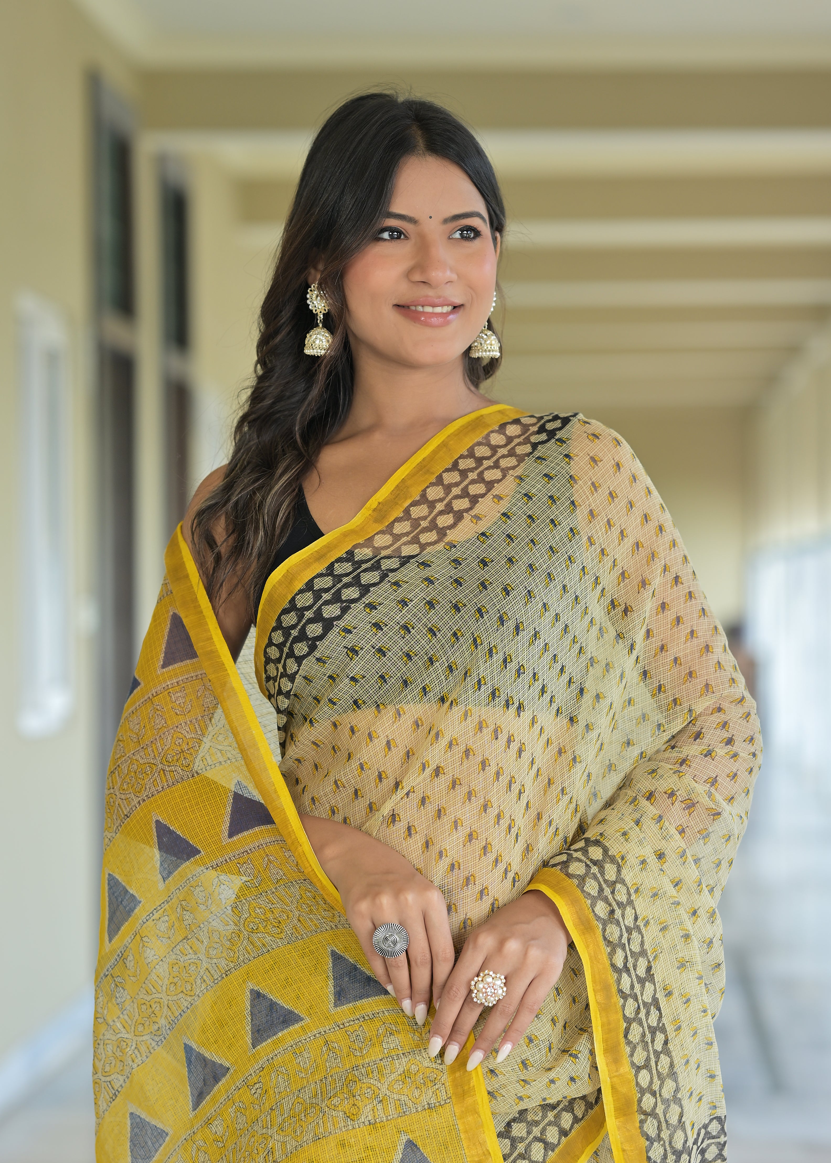 Kota Doriya Silk Saree With Blouse Piece - BFSGKDS1