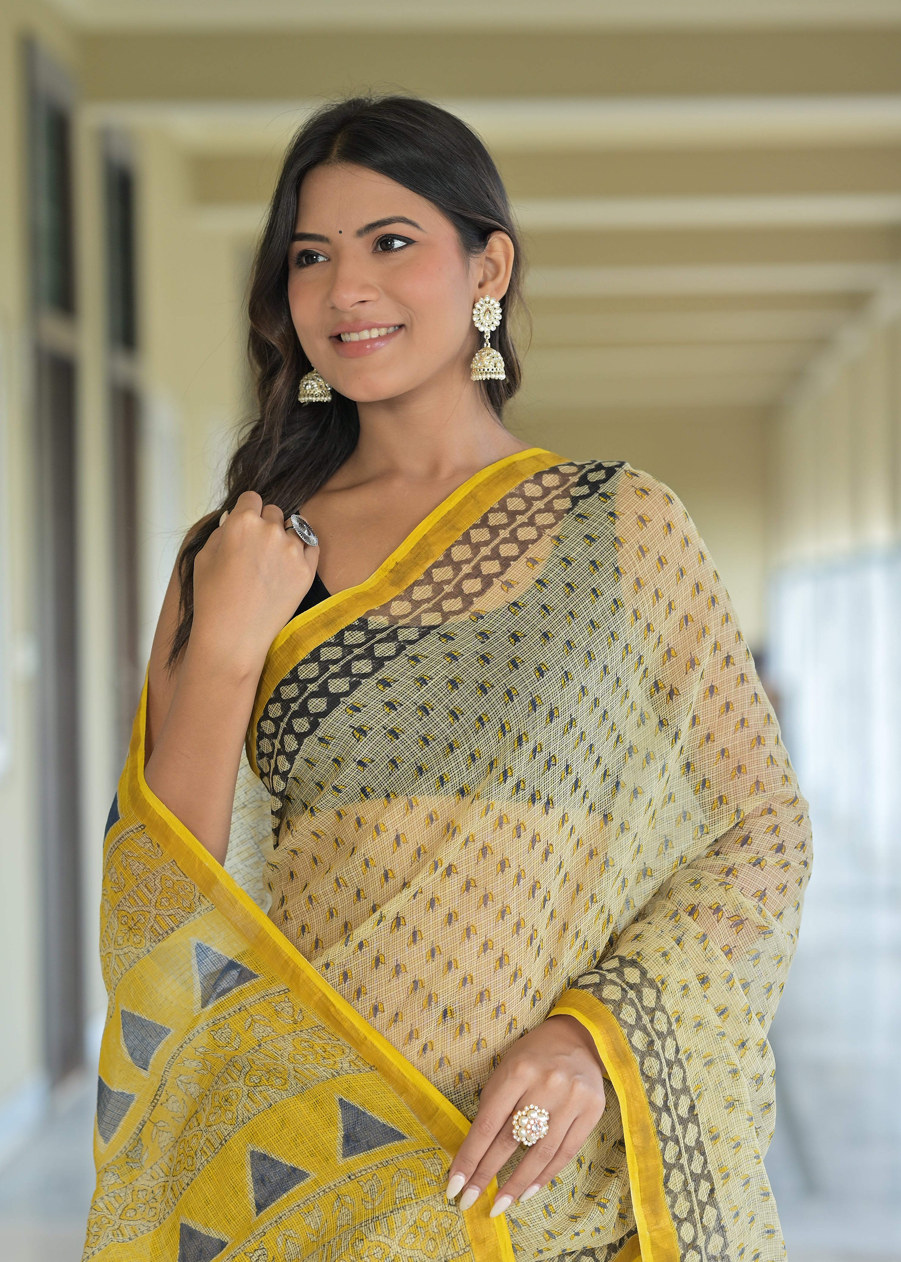 Kota Doriya Silk Saree With Blouse Piece - BFSGKDS1