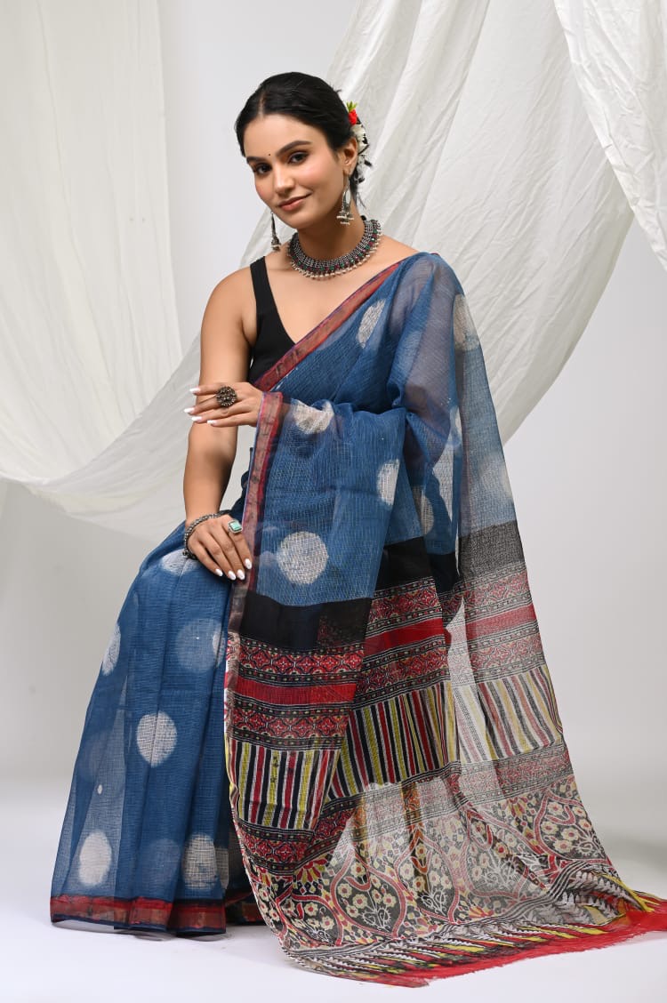 Kota Doriya Silk Saree With Blouse Piece - BFSGKDS16