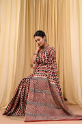 Premium Mul Cotton Hand Block Printed Saree With Blouse Piece - BFSBTC31