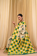Premium Mul Cotton Hand Block Printed Saree With Blouse Piece - BFSBTC1