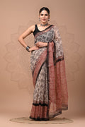 Kota Doriya Silk Saree With Blouse Piece