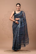 Kota Doriya Silk Saree With Blouse Piece
