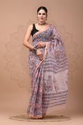 Kota Doriya Silk Saree With Blouse Piece