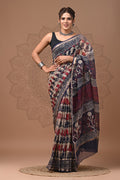 Kota Doriya Silk Saree With Blouse Piece