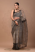 Kota Doriya Silk Saree With Blouse Piece