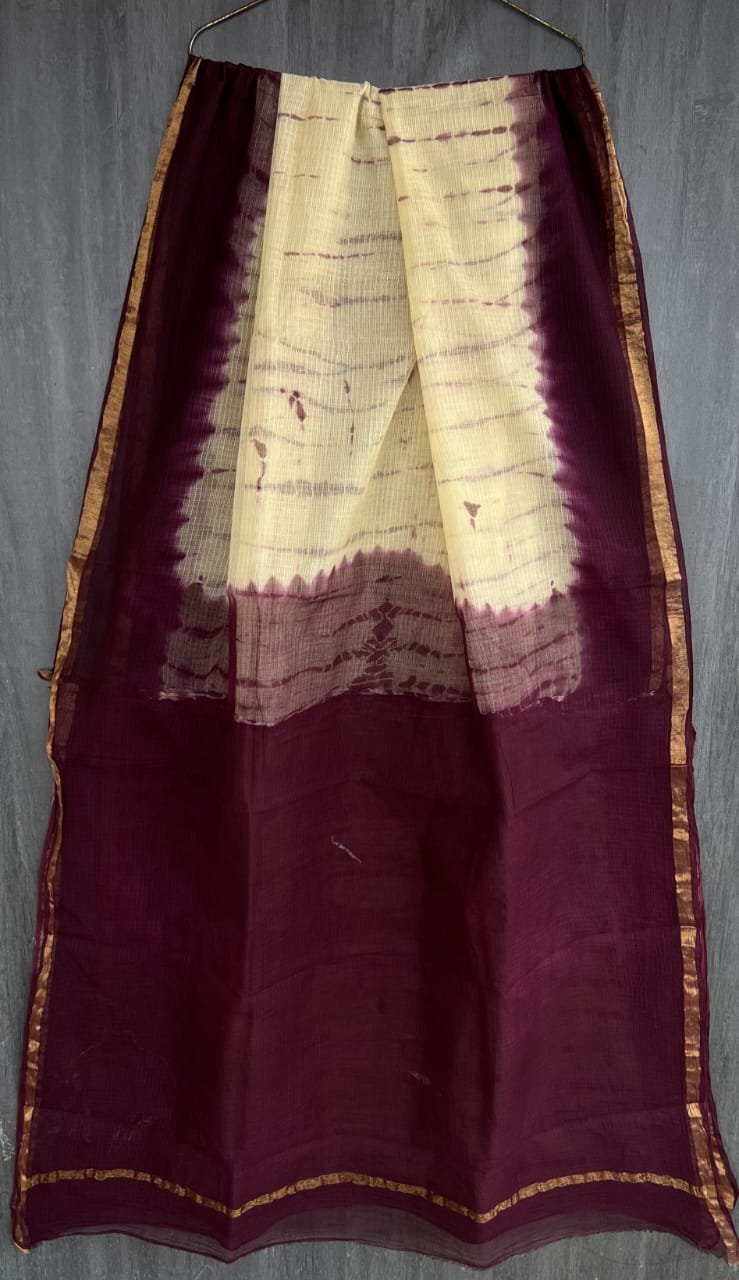 Kota Doriya Silk Saree With Blouse Piece