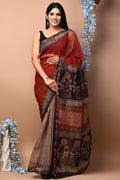 Kota Doriya Silk Saree With Blouse Piece