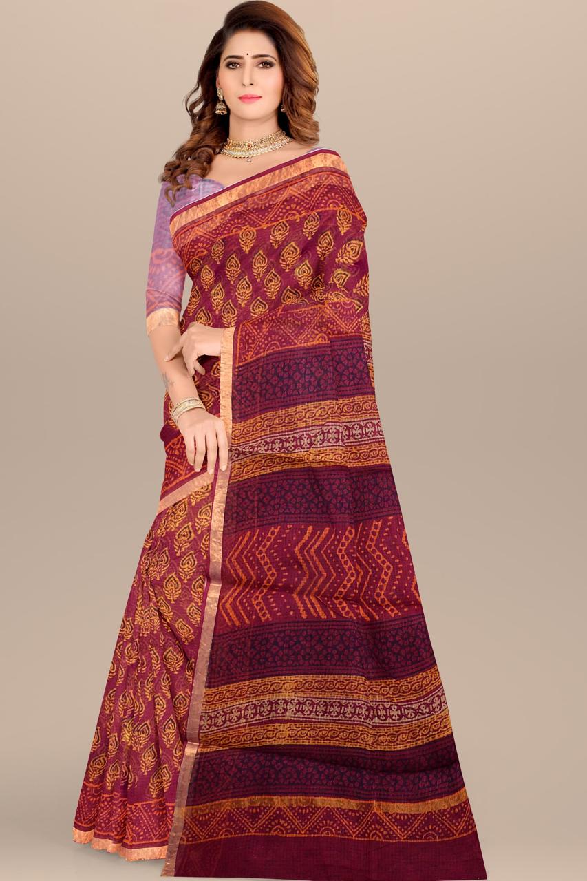 bagru, Kota Doriya Silk Saree, bagru saree, saree,hand block saree