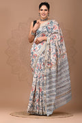 bagru, bagru saree, saree,hand block saree,Maheswari Silk, NewXArrivals