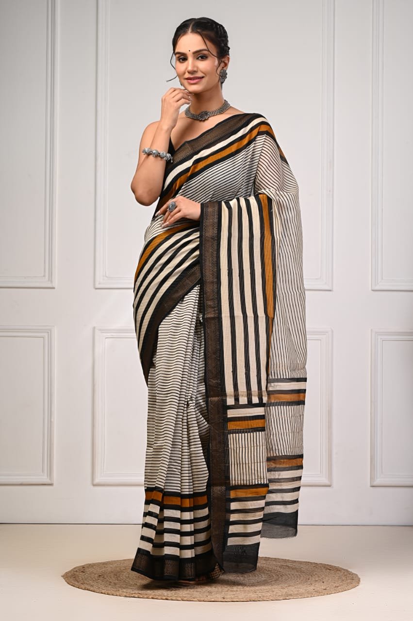 bagru, bagru saree, saree,hand block saree,Maheswari Silk, NewXArrivals
