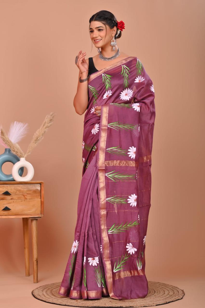 bagru, bagru saree, saree,hand block saree,Maheswari Silk