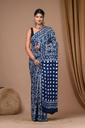 bagru,Modal Satin Silk, bagru saree, saree,hand block saree