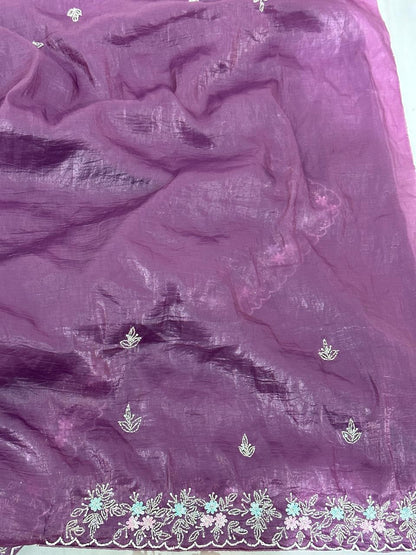 Kurdana Hand Work HO Silk Saree - BFSLA93