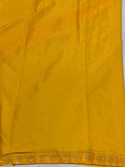 Shimmer Chiffon Sequence Work Saree - BFSLA84