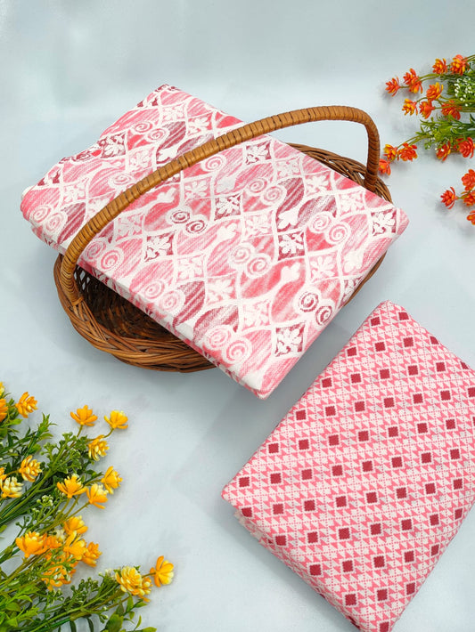 Cotton Top Bottom Sanganeri Print Set - BFTB21