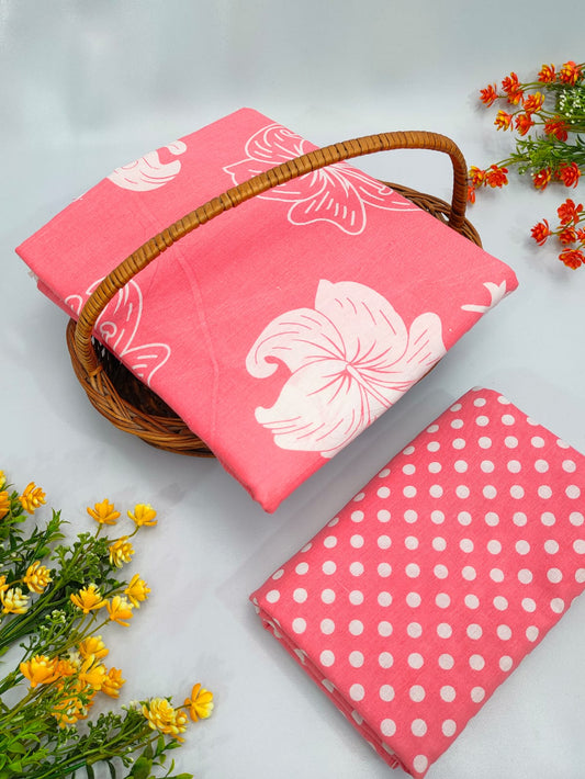 Cotton Top Bottom Sanganeri Print Set - BFTB41