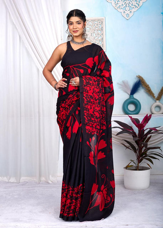 soft Mul cotton saree for summer