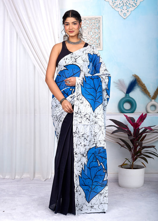 soft Mul cotton saree for summer