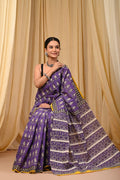 Bagru Cotton Sarees Hand Block Printed Indigo Dabu Batik
