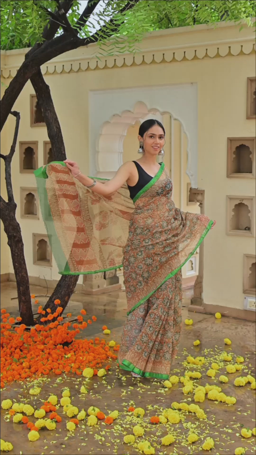 Kota Doriya Silk Saree With Blouse Piece - BFSGKDS4