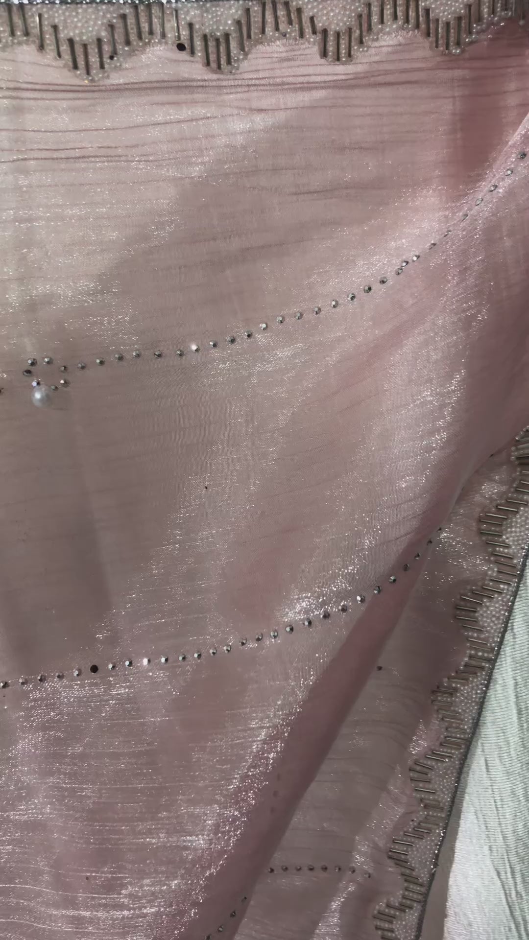 Jimmy Choo Hand Work Lace Party Wear Saree - BFSLA56