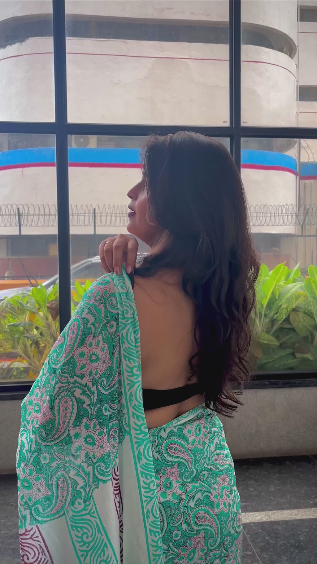 Premium Mul Cotton Hand Block Printed Saree With Blouse Piece - BFSBTC24