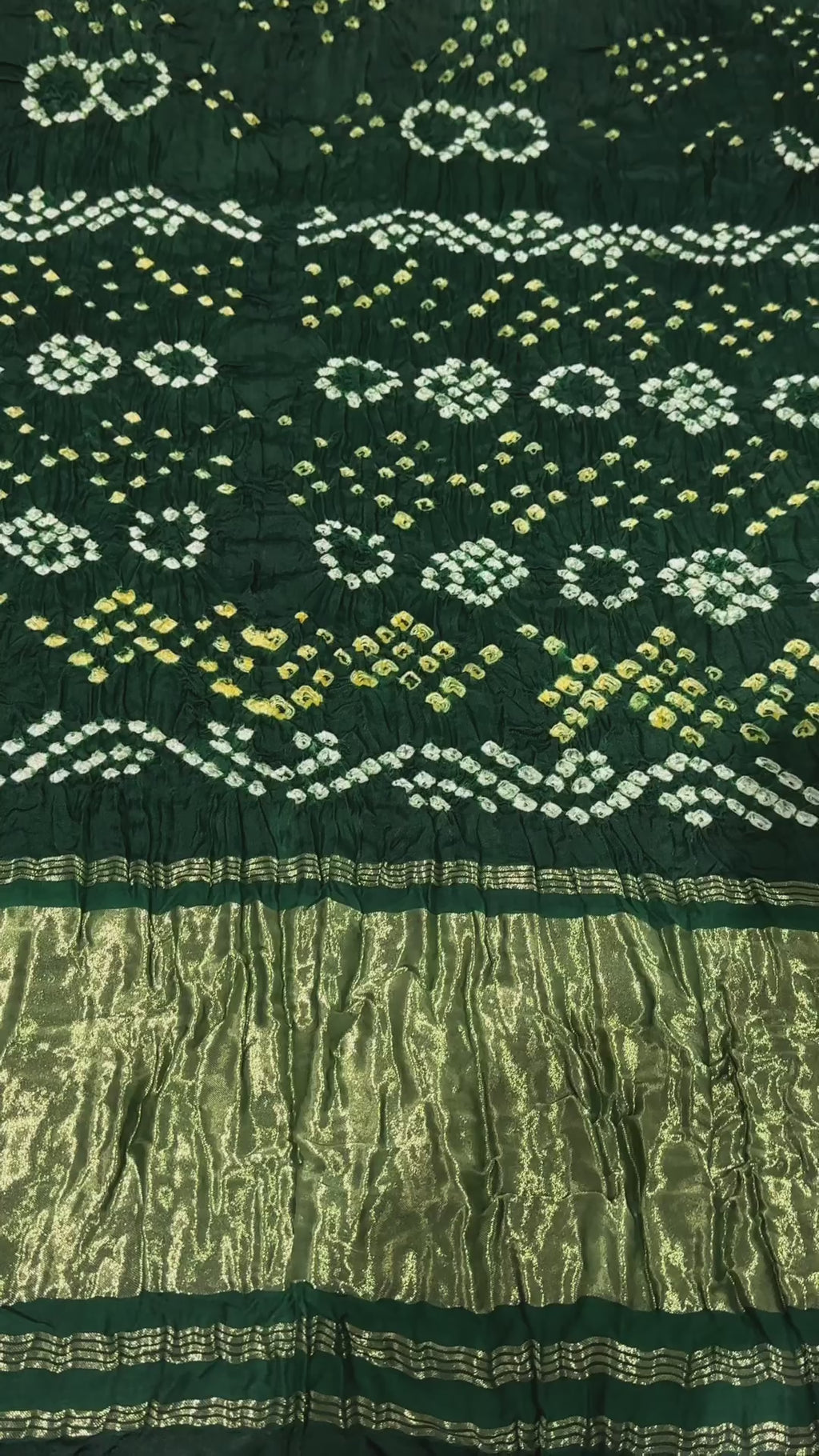 Pure Gajji Silk Bhandni Saree - BFSLA106