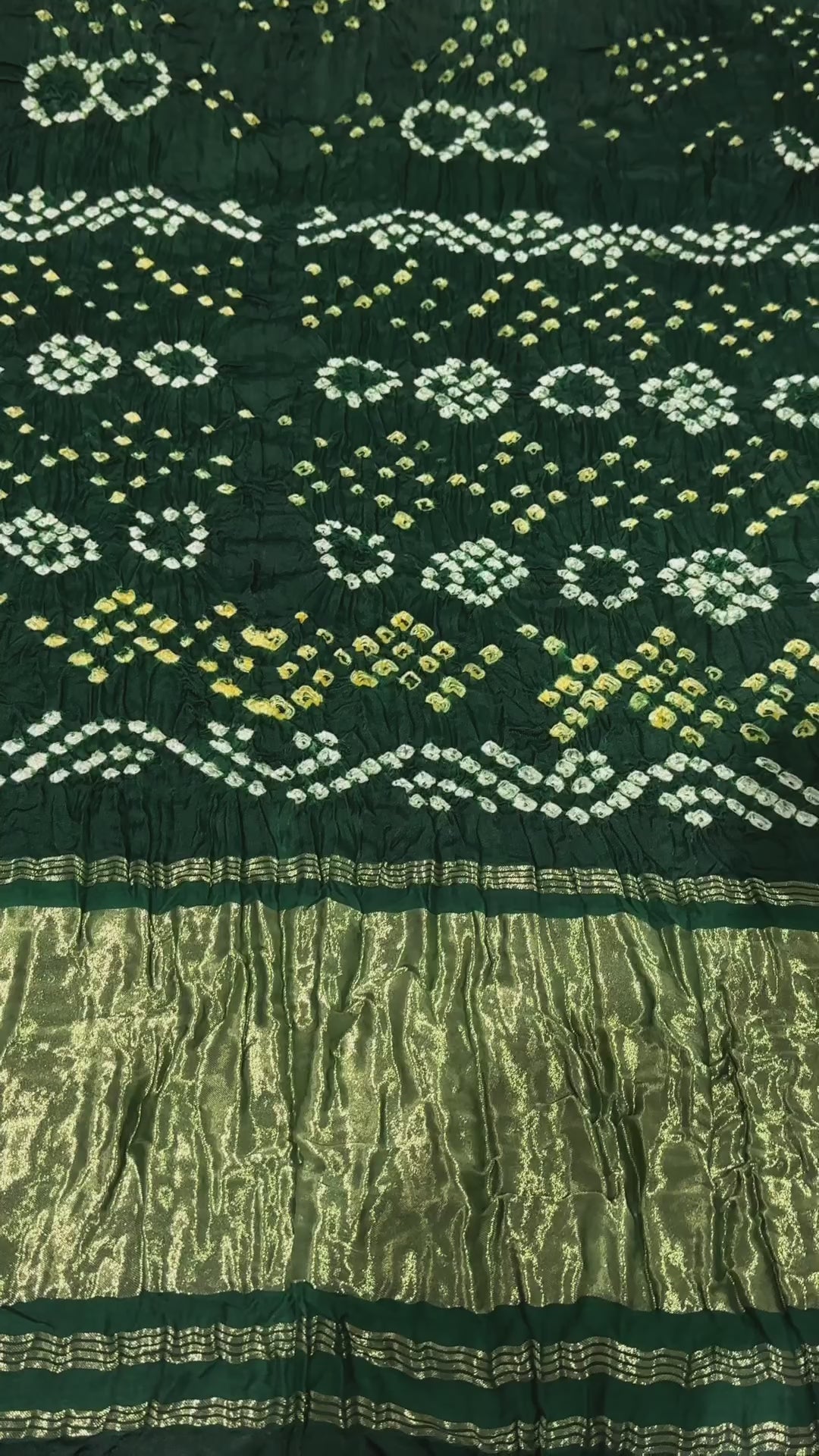 Pure Gajji Silk Bhandni Saree - BFSLA106