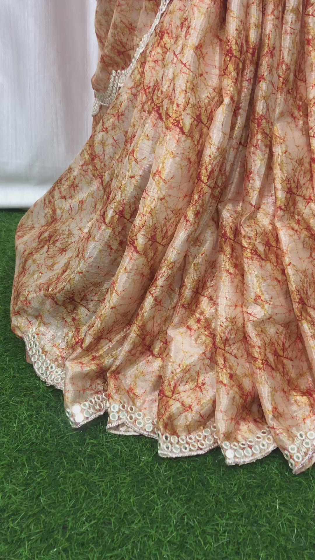 Crape Silk Digital Print Saree - BFSLA46